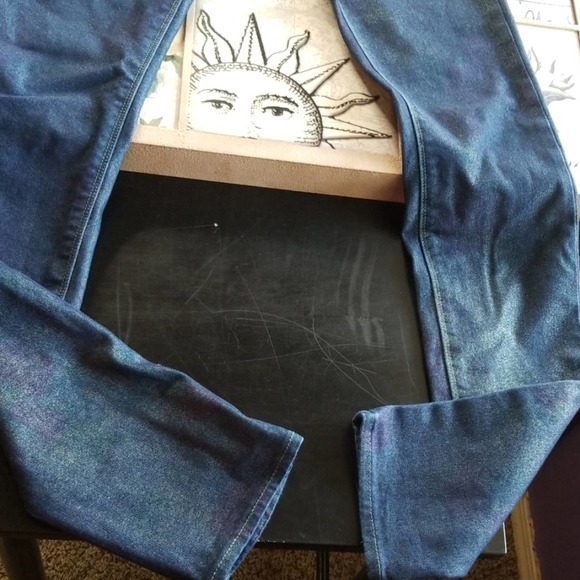 BLUEFARM* Shiny Skinny Jean's - Picture 7 of 7